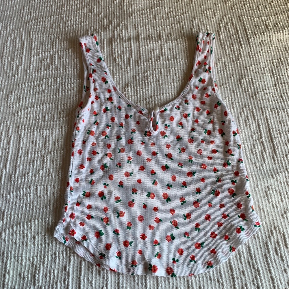 Pacsun floral tank top S
